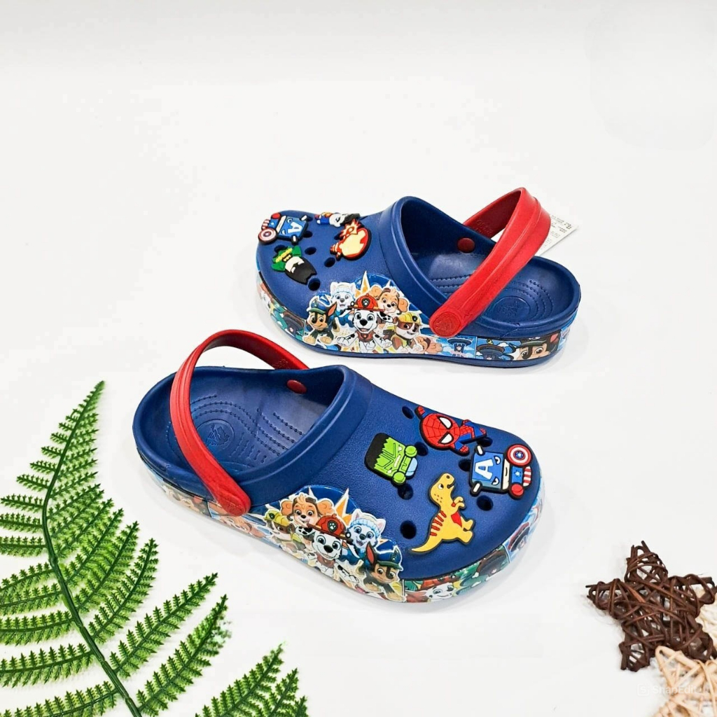 Dép sục chó cứu hộ 3D kids cao cấp, dép trẻ em chống trơn trượt - Nhà Cá Sấu Đà Nẵng