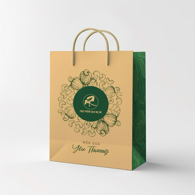 Túi Giấy Đựng 1kg(đựng 1kg sản phẩm có hộp giấy)