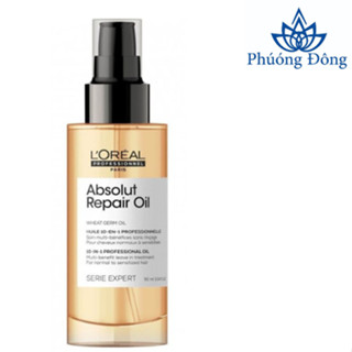 DẦU DƯỠNG TÓC LOREAL Serie Expert Wheat Oil Absolut Repair 90ml (L'Oreal)