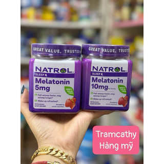  Kẹo ngủ natrol 10 mg 90 viên Natrol Melatonin Gummies hỗ trợ giấc ngủ 