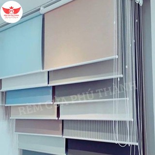 Rèm cuốn, Rèm văn phòng cản nắng , Rèm Cửa Sổ Loại 1, Cản Sáng 100% Làm Theo Yêu Cầu