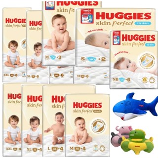 (LIVE/VIDEO) Bỉm, Tã quần, Tã dán Huggies Skin Perfect NB70,S54,S80,M76,L68,L66,XL58,XXL54,M102,L92,XL76,XXL68