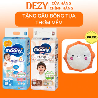 Bỉm Quần Moony Natural Và Tã Dán Cao Cấp Nhật Bản Đủ Size NB62 S58 M46 L38 L36 XL32 - Tả Quần Cho Bé Từ Sơ Sinh Dezy