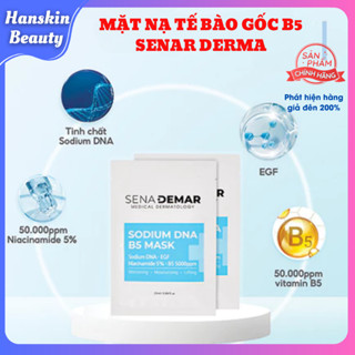 Mặt nạ B5 Senademar Mặt nạ phục hồi tế bào gốc Senademar sodium DNA B5 phục hồi cấp ẩm dưỡng trắng da mặt nạ Hàn Quốc