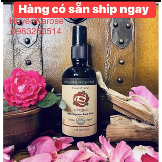 [Date mới ] Karose nước hoa hồng HỮU CƠ 100% tự nhiên , sáng da ,cấp ẩm , cân bằng độ PH cho da )