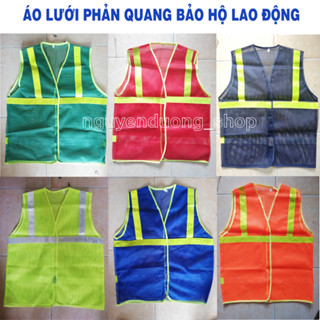 Áo lưới phản quang bảo hộ lao động, áo lưới phản quang công trình