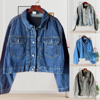 [2HAND] Áo Khoác Jean 2hand, Khoác Jean Bigsize, Áo Khoác Jean Unisex, Áo Khoác Bò Nam Nữ