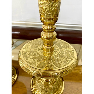 CẶP CHÂN NẾN ĐỒNG CAO 47cm