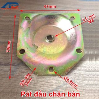 Pát Sắt Ngắn Chân Bàn