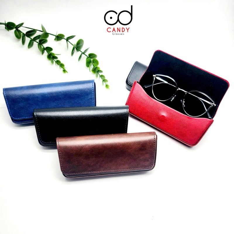 Hộp ví da cao cấp đựng kính v26  - Kính mắt Candy