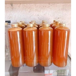 Chai  nhựa  1000ml miệng rộng fi 38 chai dày Kèm nắp đen  nắp  nhôm vàng  nhôm bạc