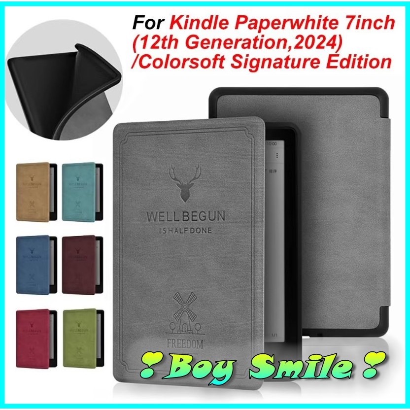 Bao da Hươu cho Kindle PaperWhite6/Kindle colorsoft/7.0"/12th/2024