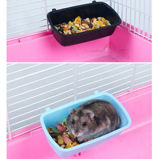 Chén nhựa đựng thức ăn hamster. Chén nhựa cho thú nuôi