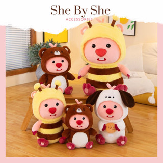  Gấu Bông Hải Ly Loopy Hồng Shebyshe  SHIP HỎA TỐC HN  thú nhồi bông loopy pororo đáng yêu hàng nhập khẩu cao cấp 