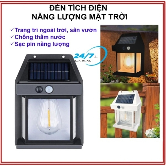 Đèn Năng Lượng Mặt Trời Có Khung Bảo Vệ BK-888. KT-666