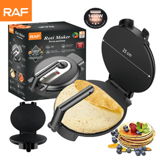  Máy làm bánh tráng kẹp quế 2 mặt trơn nướng bánh huế 1400W Chính hãng RAF  BH 12 Tháng  