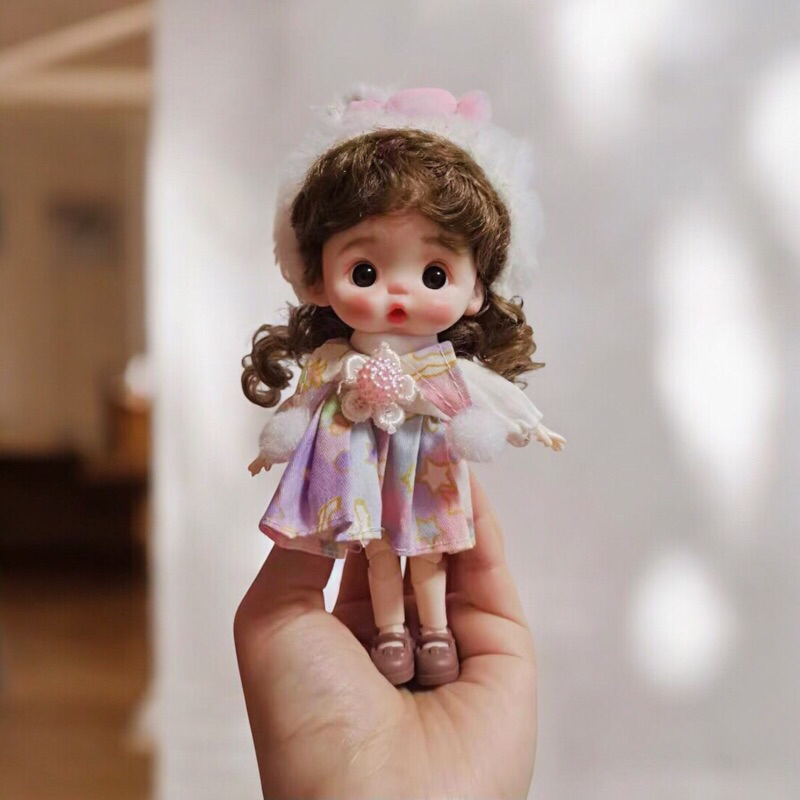 Mondoll Búp bê Em bé cute (bjd, búp bê khớp, ob11) hàng sẵn