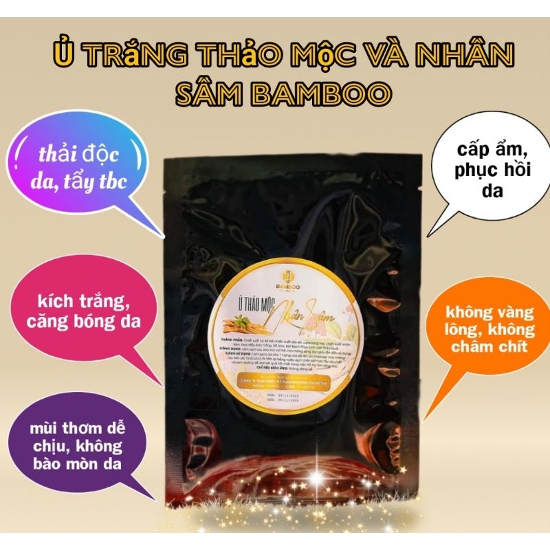 Ủ trắng thảo mộc nhân sâm Bamboo