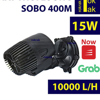 Máy thổi luồng, tạo sóng 1 đầu sobo wp-400m 15w cho hồ cá