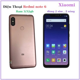 Điện thoại xiaomi ,Redmi Note 6,ram 3/32G (Keng đẹp)