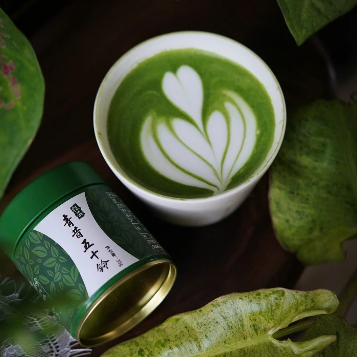 [sẵn hỏa tốc] Matcha Qingxi ISUZU Hũ 35gram Nội Địa Trung, Dùng Trong Pha Chế, Làm Bánh, Matcha Latt