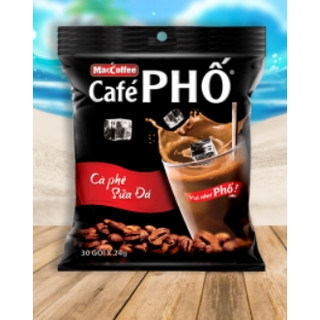Cà Phê Hòa Tan Phố Sữa Đá Túi 30 Gói x 24G