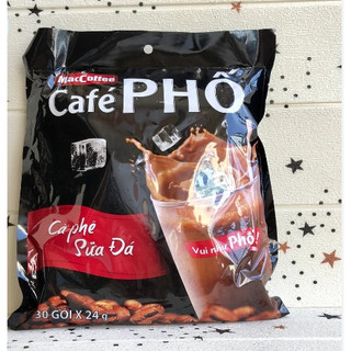 Cà Phê Hòa Tan Phố Sữa Đá Túi 30 Gói x 24G