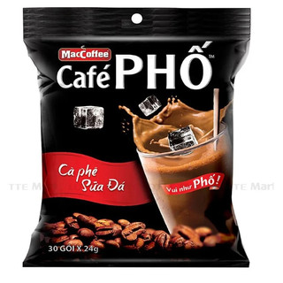 Cà Phê Hòa Tan Phố Sữa Đá Túi 30 Gói x 24G