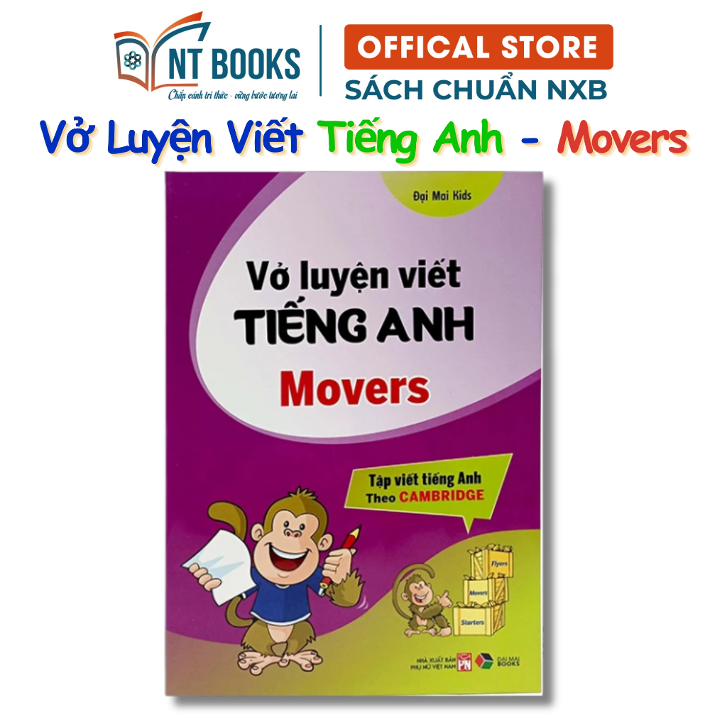 Sách Vở Luyện Viết Tiếng Anh Movers (Tập Viết Tiếng Anh Theo Cambridge) - DM