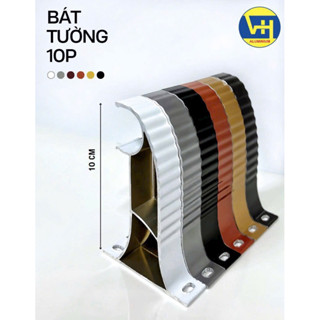 Bát đỡ (GIÁ ĐỠ) - Giá đỡ đôi thanh treo rèm (bát tường) - Giá đỡ rèm cửa 2 lớp - MÀN CỬA NGỌC CHÂU