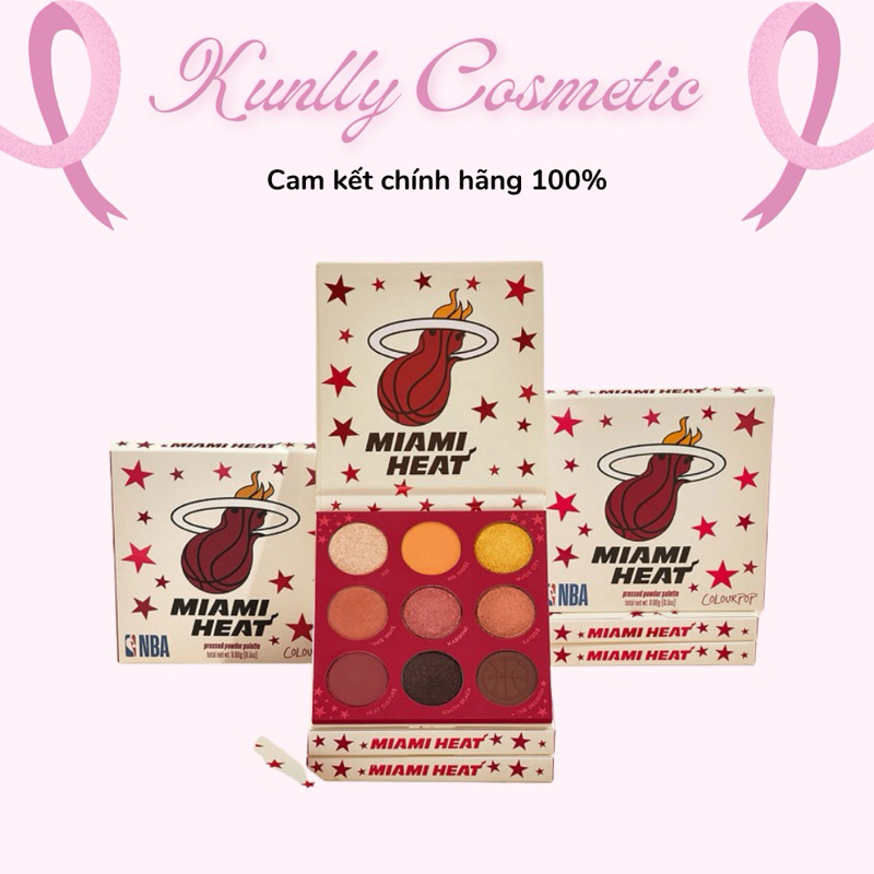 Bảng mắt Colourpop NBA Miami Heat 9 ô [ Đủ bill Hãng ]