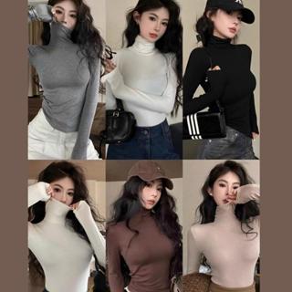  Áo Thun Cổ Lọ Dài Tay Giữ Nhiệt Ôm Body Basic - Chinh Trần Store 