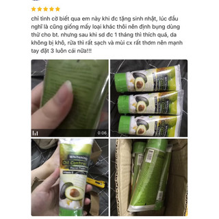 Sữa Rửa Mặt Bơ Aron Thái Lan 210g dưỡng ẩm và làm trắng da