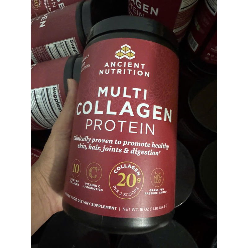 COLLAGEN MỸ. Ancient Nutrition Collagen Powder Protein with Probiotics 454.5g