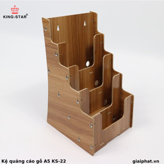 Kệ Quảng Cáo Gỗ A5 Dụng Cụ Lưu Trữ Giấy Tờ KS-22