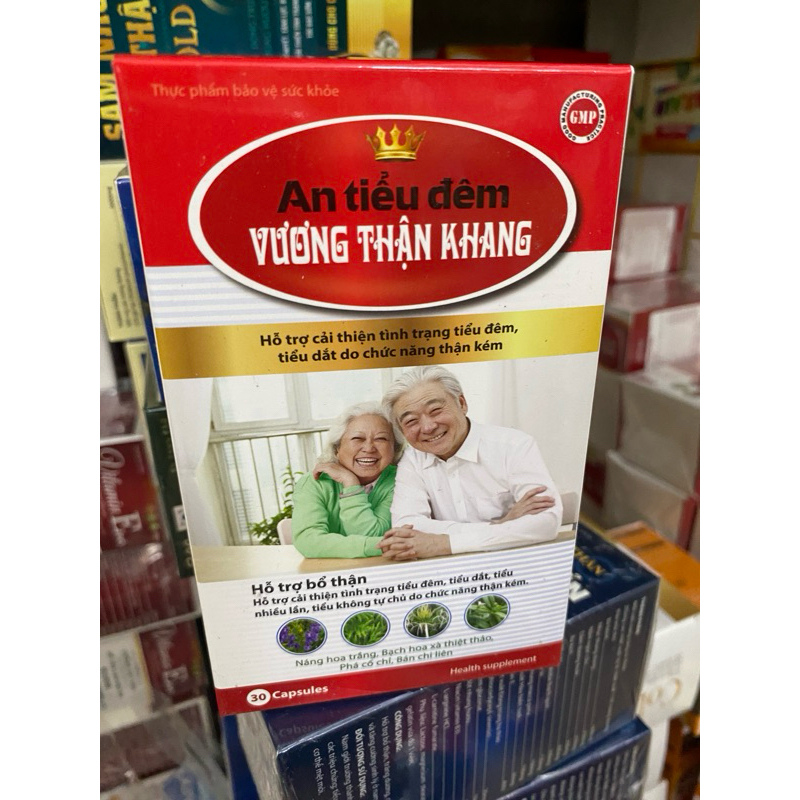 Viên tiểu đêm Bổ thận AN TIỂU ĐÊM VƯƠNG THẬN KHANG - Giúp tăng cường chức năng thận,giảm tiểu đêm ,t