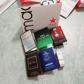 [ Gift Macys 8624 ] Sét 6 Vial Nước Hoa Nam Các Hãng