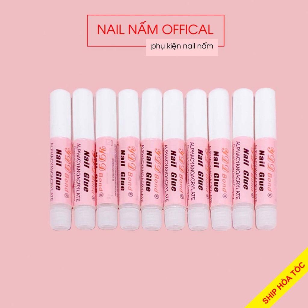 Combo 10 Keo nail box mini dán móng chính hãng YDD