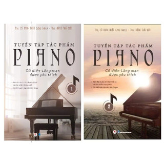 Sách - Tuyển Tập Tác Phẩm Piano Cổ Điển-Lãng Mạn Được Yêu Thích Tập 1, Tập 2 ( lẻ, tùy chọn)