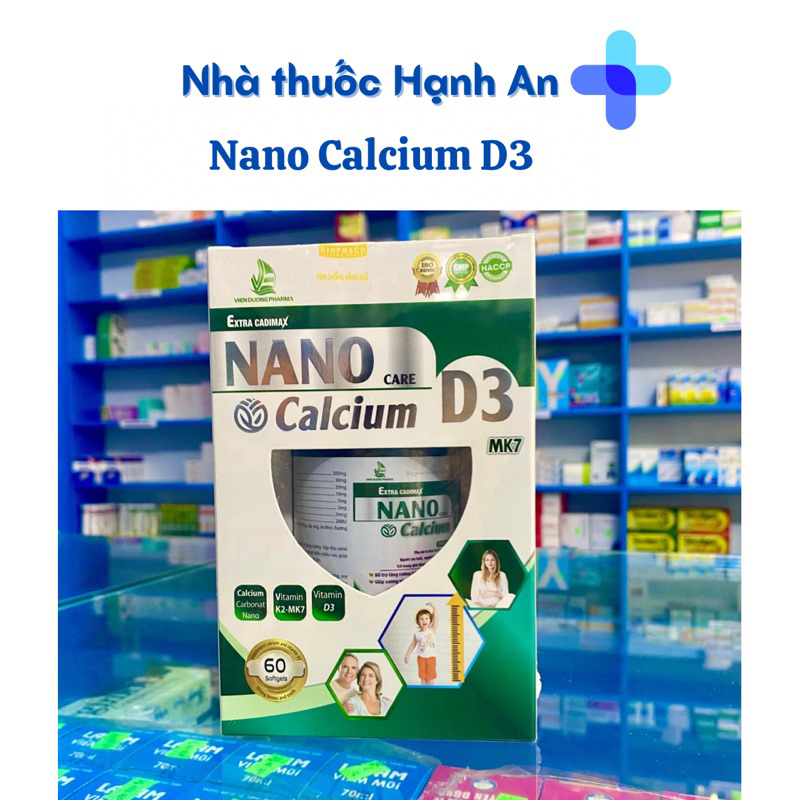Viên uống Nano Calcium D3 (H/60v)