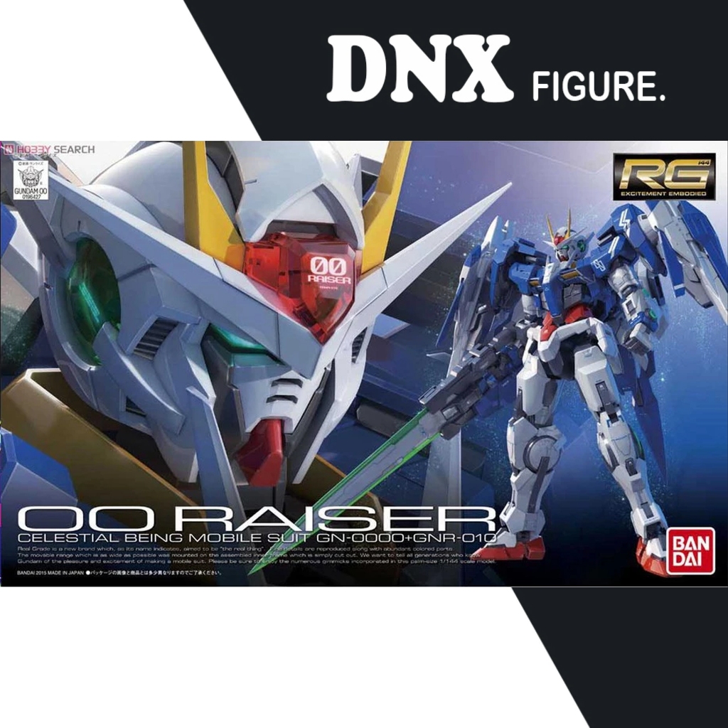 Mô Hình Lắp Ráp Gundam RG 00 Raiser (New Seal)