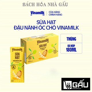 Thùng 48 Hộp Sữa Đậu Nành Vinamilk Hạt Óc Chó/Hạnh Nhân/Đậu Đỏ 180ml