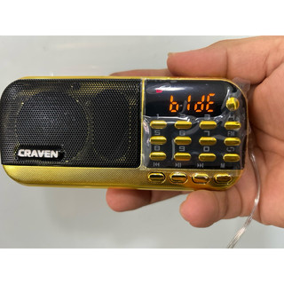 Radio craven cr-836 đọc thẻ nhớ,usb, am fm.