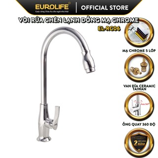 Vòi rửa chén lạnh eurolife el-rc06