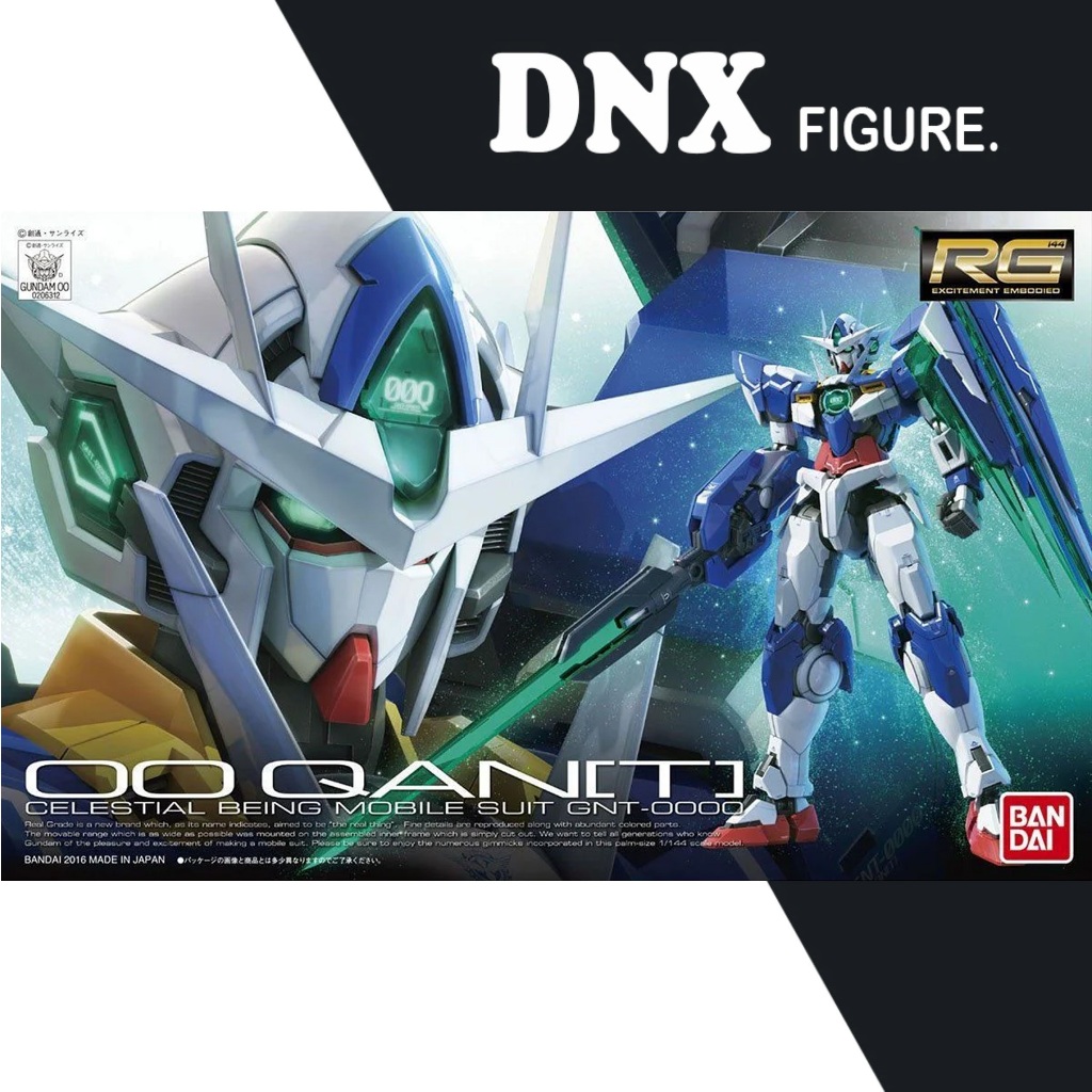 Mô Hình Lắp Ráp Gundam RG 00 QANT / OO QANT (New Seal)