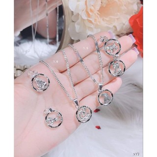 mặt dây chuyền con giáp bạc( không dây)