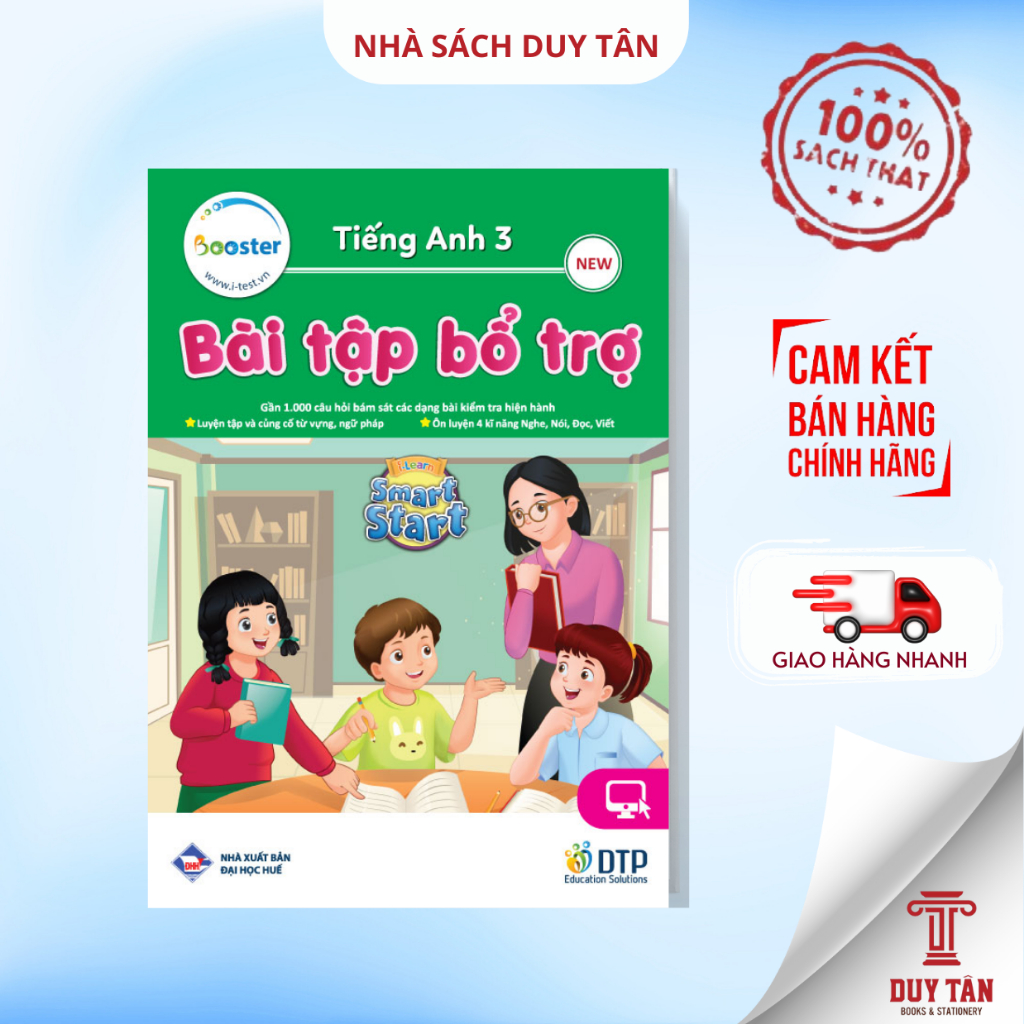 Sách - Bài tập bổ trợ Tiếng Anh 3 i-Learn Smart Start ( Bổ trợ SGK I-Learn Smart Start) - DTPbooks