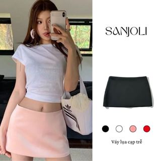 Chân Váy Ngắn Chân Váy Lụa Cạp Trễ Ôm Body Tôn Dáng Form Dày Dặn Phù Hợp Đi Biển Dã Ngoại CV012