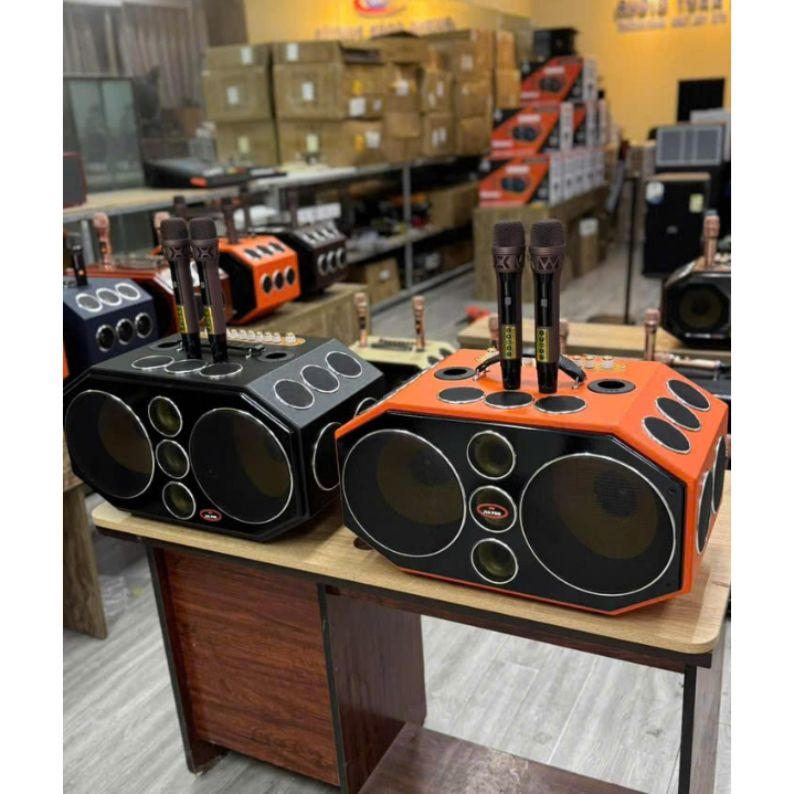 Loa Karaoke Xách Tay Cao Cấp J16 Pro - Hệ Thống 18 Đường Tiếng, 2 Bass Đôi 25Cm Công Suất Cực Khủng.