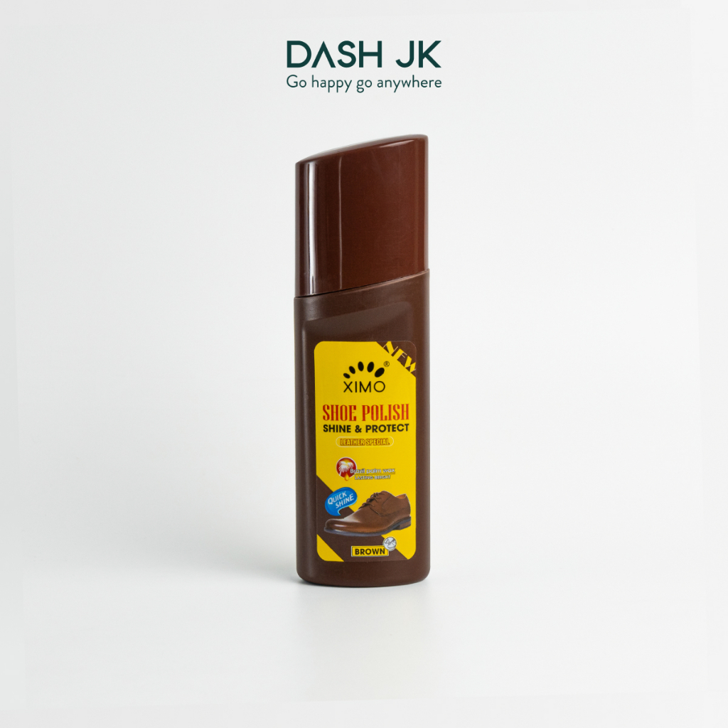 Xi đánh giày dạng nước XIMO Shoe Polish 75ml màu nâu